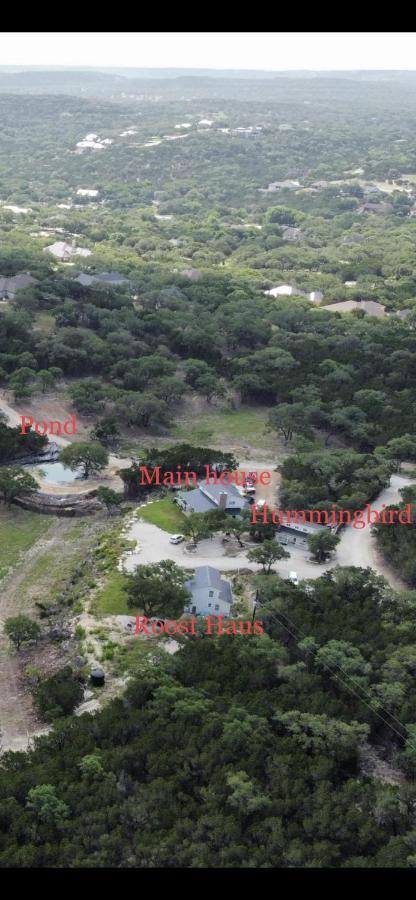 Spring Branch Hummingbird Haus - Hill Country Views On 20 Acres With Firepitヴィラ エクステリア 写真